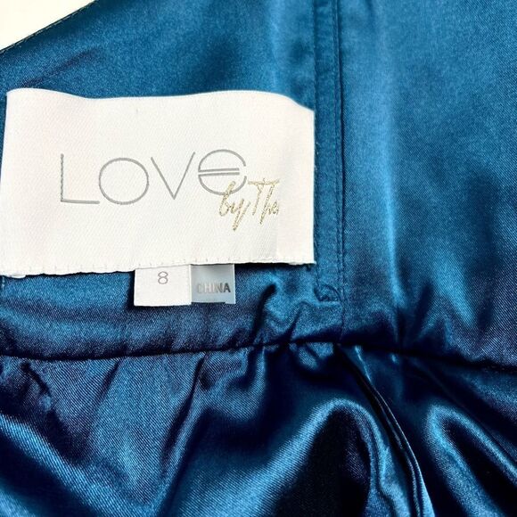 Love by Theia Chiffon Backless Mini Dress - Picture 7 of 12